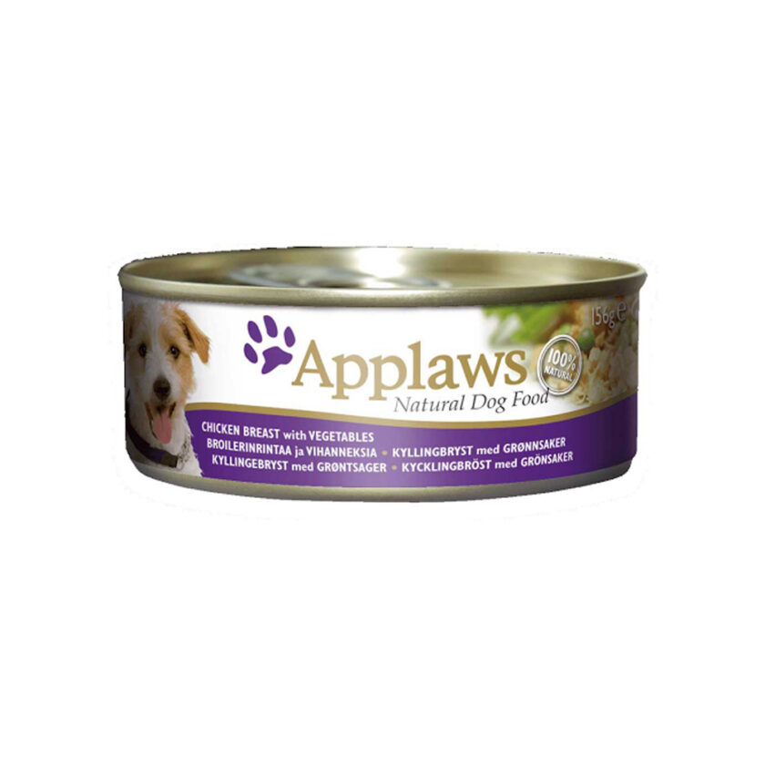 Applaws 狗糧罐頭 - 雞胸肉、蔬菜 (156g)