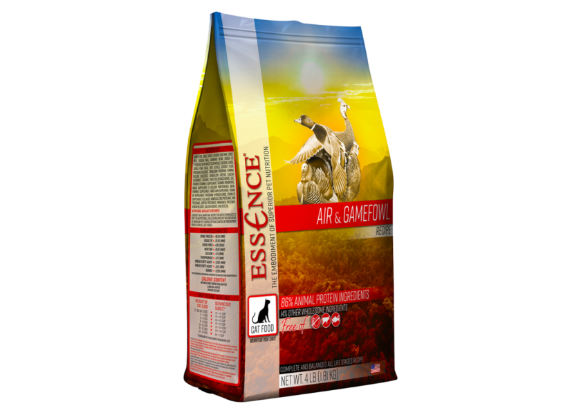 essence air and gamefowl cat food