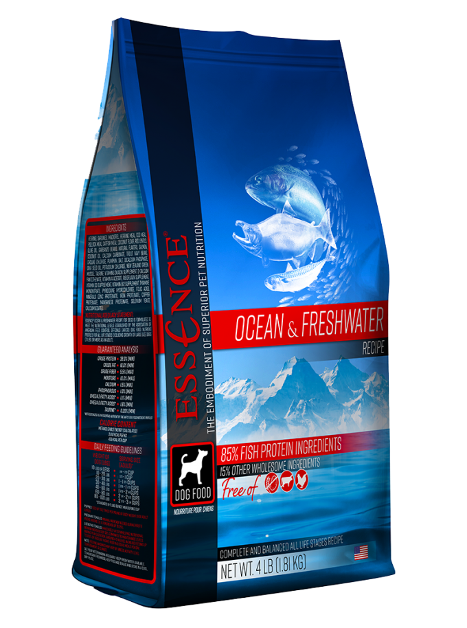 essence ocean and freshwater dog food
