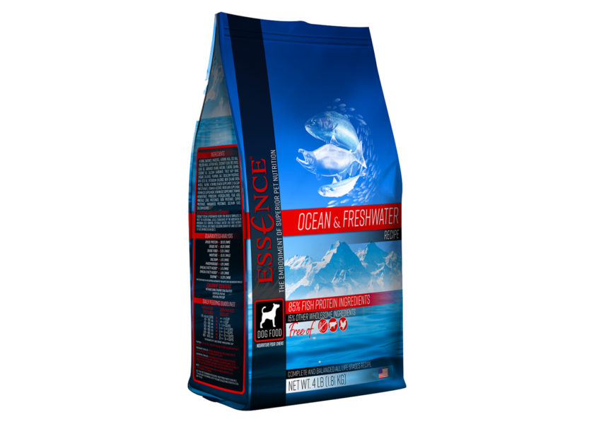 essence ocean and freshwater dog food