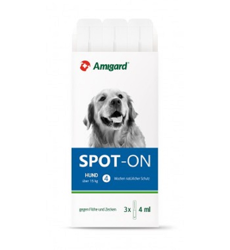 Amigard Spot - On犬用天然防蝨滴(15-30公斤) 3支