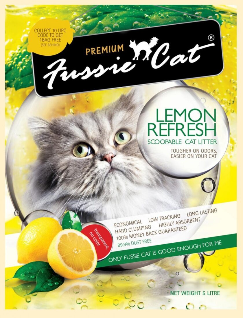 Fussie Cat高竇貓凝結砂 Lemon(檸檬味) 10L