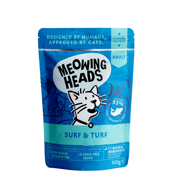 Meowing Heads Surf & Turf