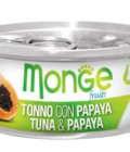 Monge 清新水果系列-吞拿魚木瓜 80G