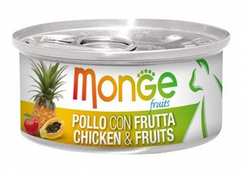 Monge 清新水果系列-雞肉雜果 80G