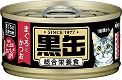 日本黑罐貓罐頭 吞拿魚+鰹魚 80G