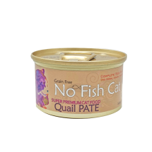 NO FISH CAT- QUAIL PATE無穀物(單一蛋白)鮮鵪鶉肉醬貓罐頭85g