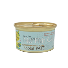 NO FISH CAT- RABBIT PATE 無穀物(單一蛋白)鮮兔肉醬貓罐頭85g
