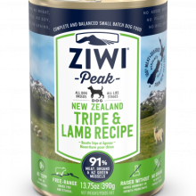 ZIWI Peak 狗罐頭 - 草胃配羊肉配方 (390g) (Expiry 14 Sep 26)
