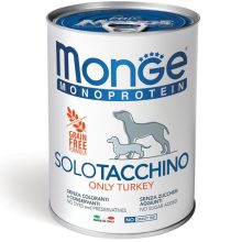 Monge MonoProtein 單一蛋白質狗罐頭 火鷄肉配方 400g x 24罐