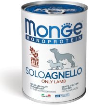 Monge MonoProtein 單一蛋白質狗罐頭 羊肉配方 400g x 24罐
