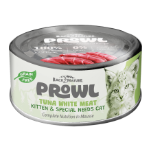 BACK2NATURE PROWL 白肉吞拿魚(幼貓)貓罐 全方位營養(慕絲)  Tuna White Meat Mousse (Kitten) 70G